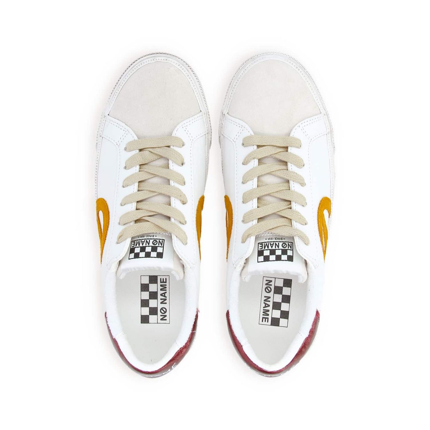 STRIKE SIDE - NAPPA/CRISTY - WHITE/BORDO